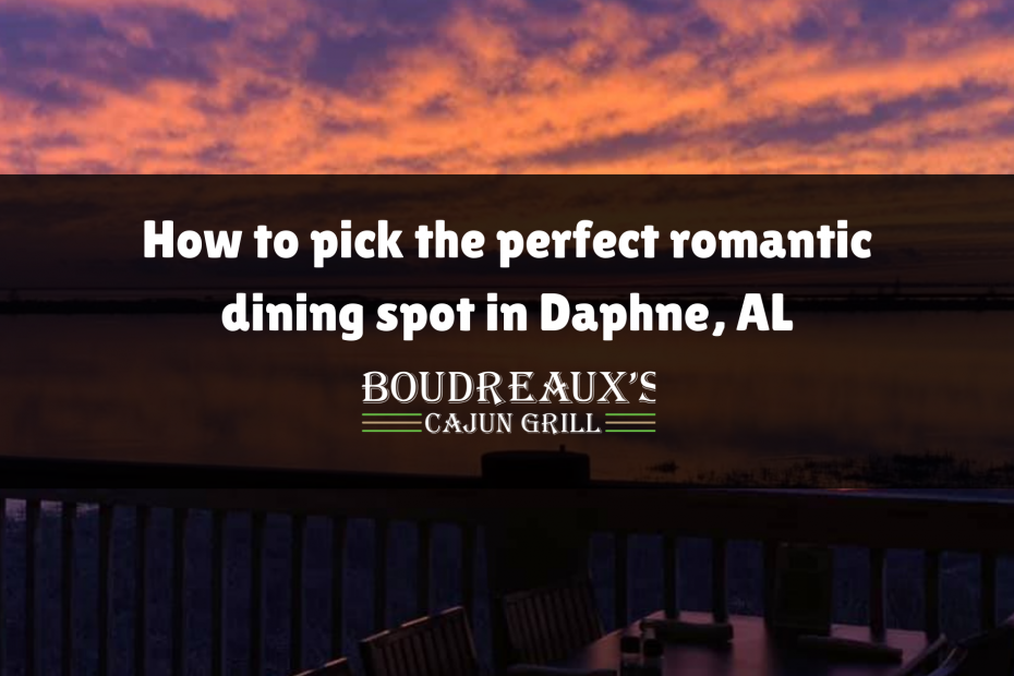 romantic dining spot