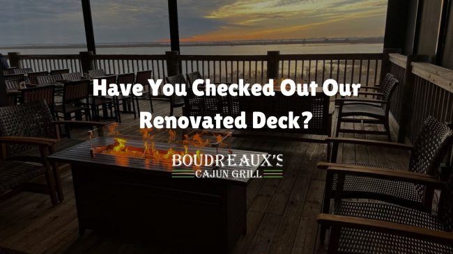 Have You Checked Out Our Renovated Deck?